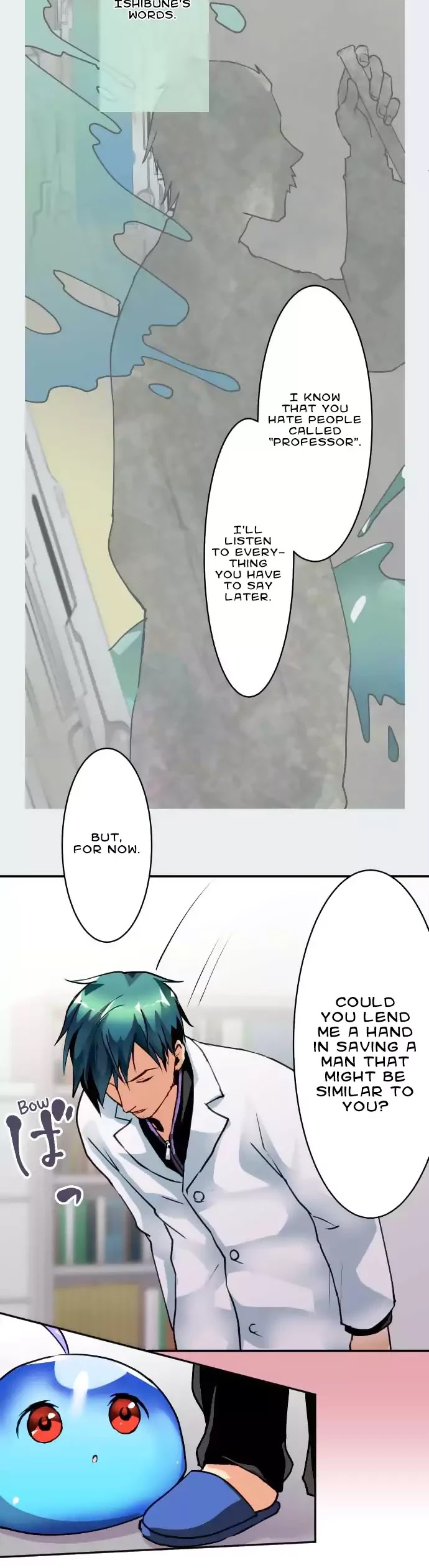 Hakase to Suraimu-chan Chapter 33 page 9 - Chapter 33: Will You Be Revived?
