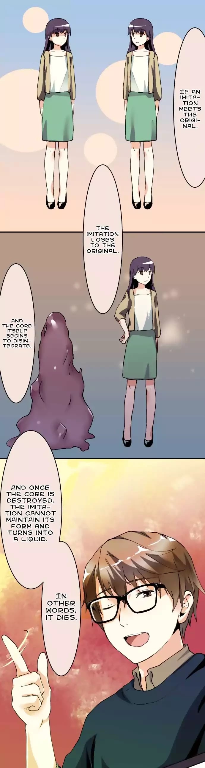 Hakase to Suraimu-chan Chapter 35 page 19 - Chapter 35: Do You Want To See The Girl From The Picture, Professor?