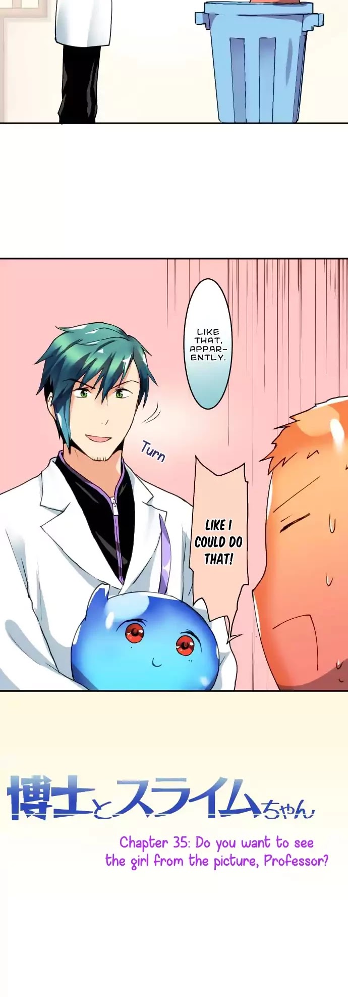 Hakase to Suraimu-chan Chapter 35 page 5 - Chapter 35: Do You Want To See The Girl From The Picture, Professor?