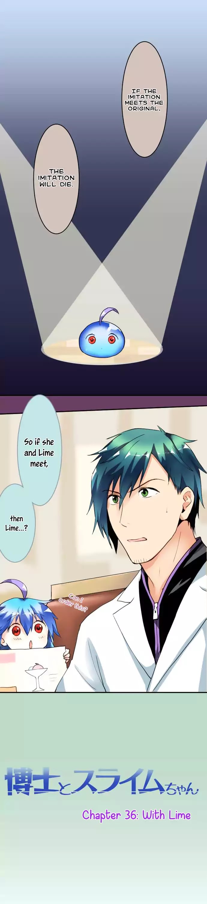 Hakase to Suraimu-chan Chapter 36 page 2 - Chapter 36: With Lime