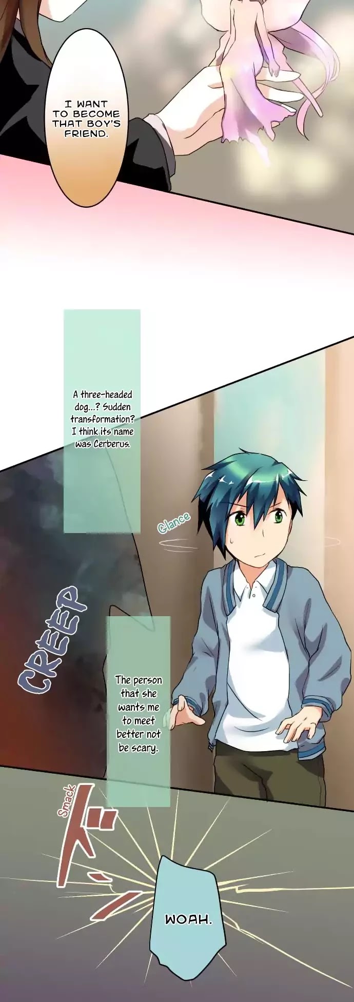 Hakase to Suraimu-chan Chapter 38 page 8 - Chapter 38: Kousuke And The House of Monsters