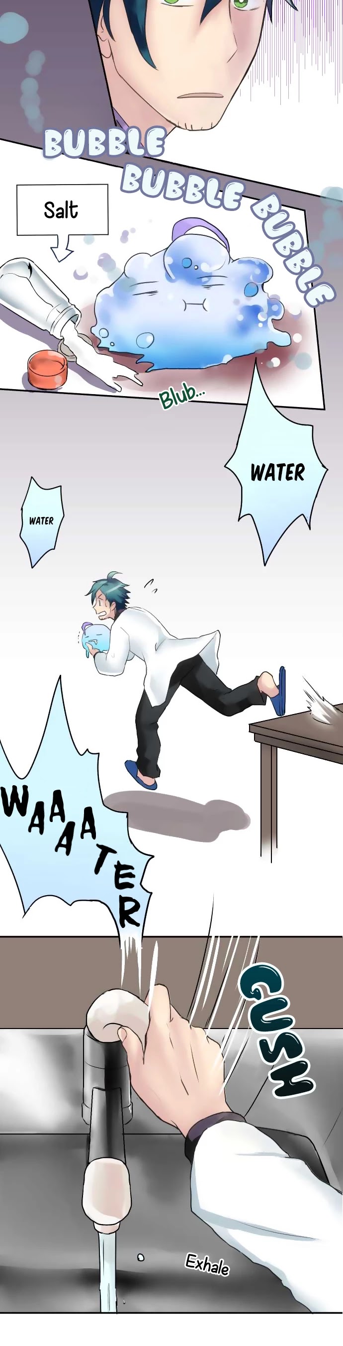 Hakase to Suraimu-chan Chapter 4 page 11 - Chapter 4: I eat and drink