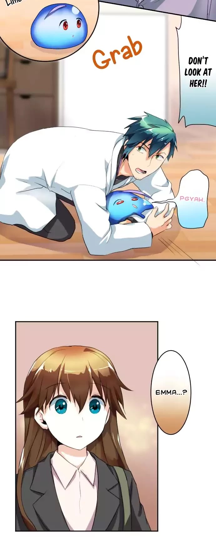 Hakase to Suraimu-chan Chapter 47 page 3 - Chapter 47: Half-body, Half-mind