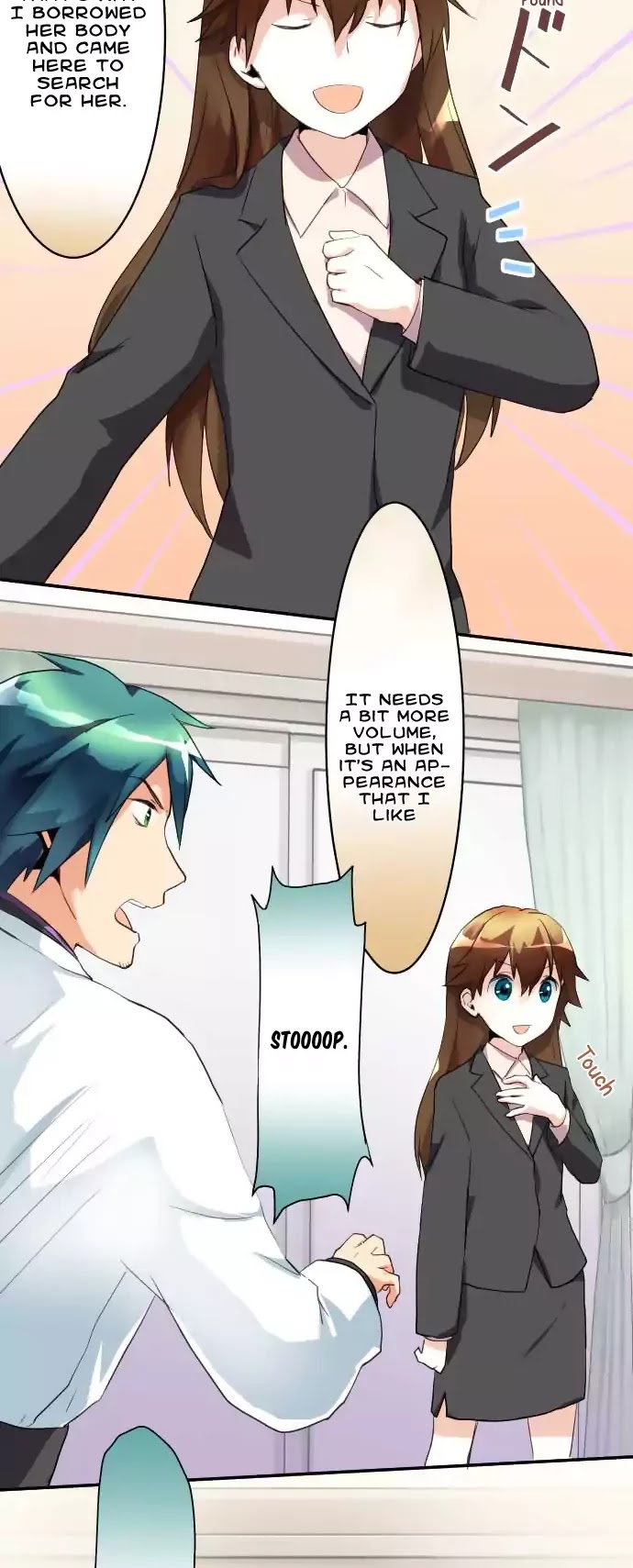 Hakase to Suraimu-chan Chapter 48 page 14 - Chapter 48: Where Is This Kid From