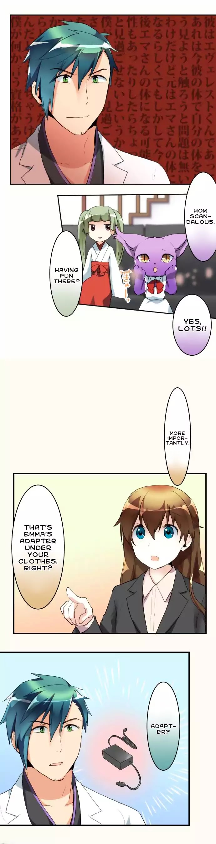 Hakase to Suraimu-chan Chapter 48 page 16 - Chapter 48: Where Is This Kid From