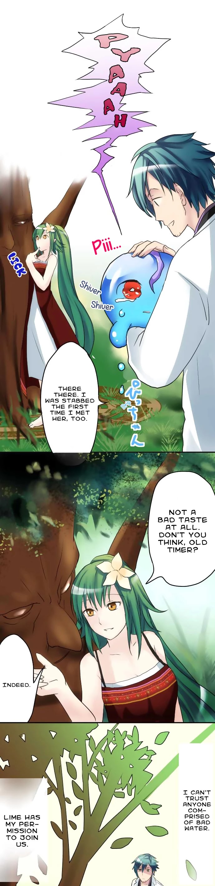 Hakase to Suraimu-chan Chapter 5 page 10 - Chapter 5: I want to try talking