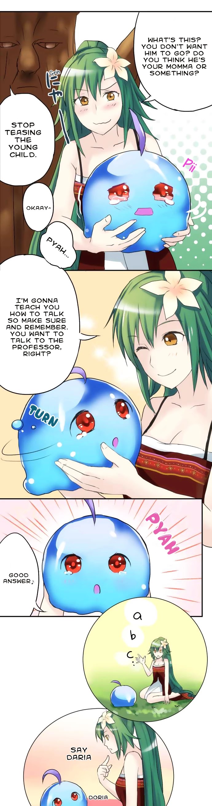 Hakase to Suraimu-chan Chapter 5 page 12 - Chapter 5: I want to try talking