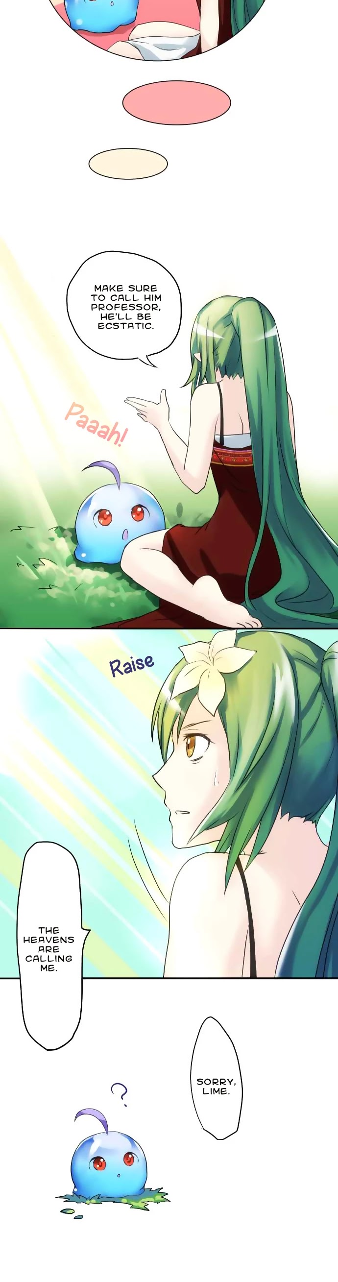 Hakase to Suraimu-chan Chapter 5 page 13 - Chapter 5: I want to try talking