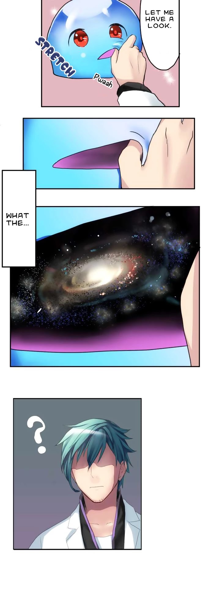 Hakase to Suraimu-chan Chapter 5 page 4 - Chapter 5: I want to try talking