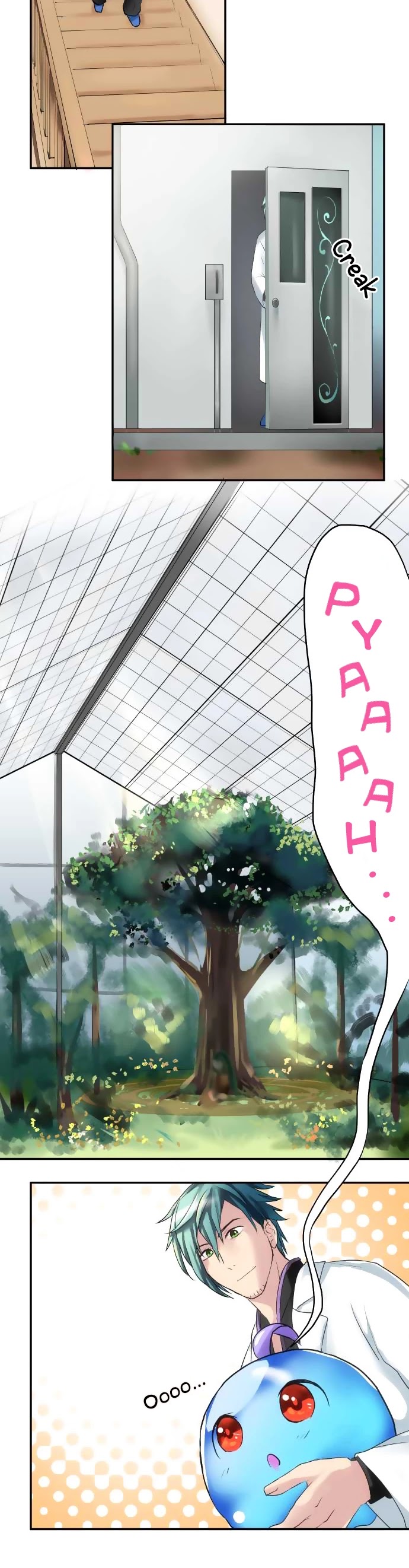 Hakase to Suraimu-chan Chapter 5 page 6 - Chapter 5: I want to try talking