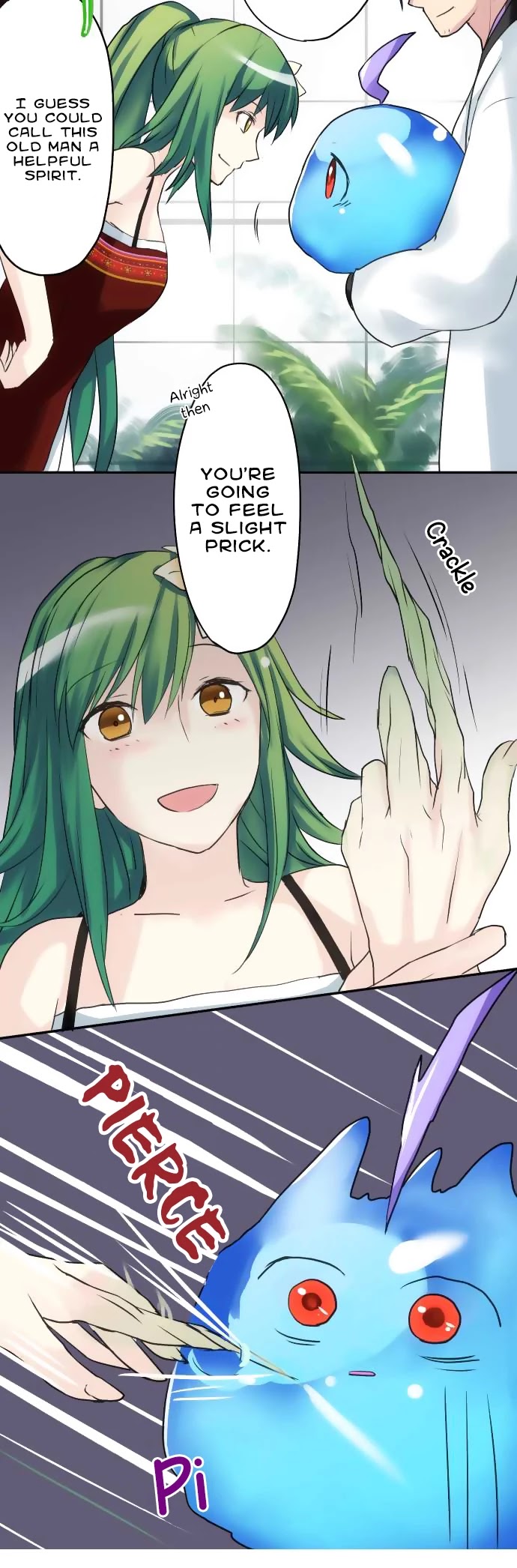 Hakase to Suraimu-chan Chapter 5 page 9 - Chapter 5: I want to try talking
