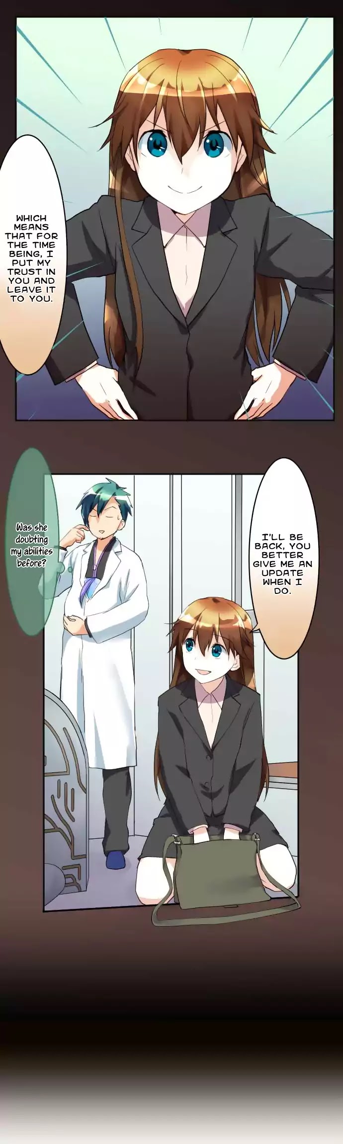 Hakase to Suraimu-chan Chapter 51 page 18 - Chapter 51: Hair