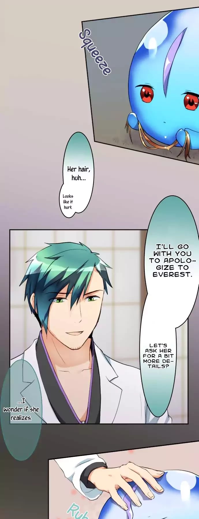 Hakase to Suraimu-chan Chapter 51 page 8 - Chapter 51: Hair