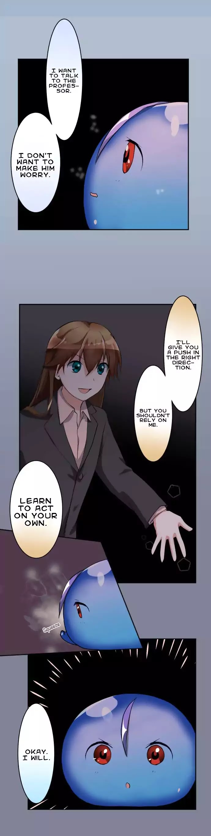 Hakase to Suraimu-chan Chapter 52 page 8 - Chapter 52: Welcome Back