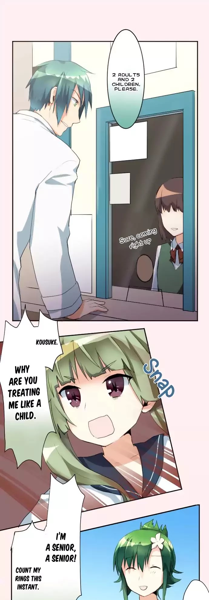 Hakase to Suraimu-chan Chapter 55 page 9 - Chapter 55: Let's Go To An Amusement Park