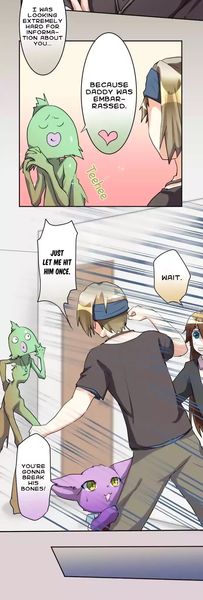 Hakase to Suraimu-chan Chapter 60 page 11 - Chapter 60: Apologies with Dad