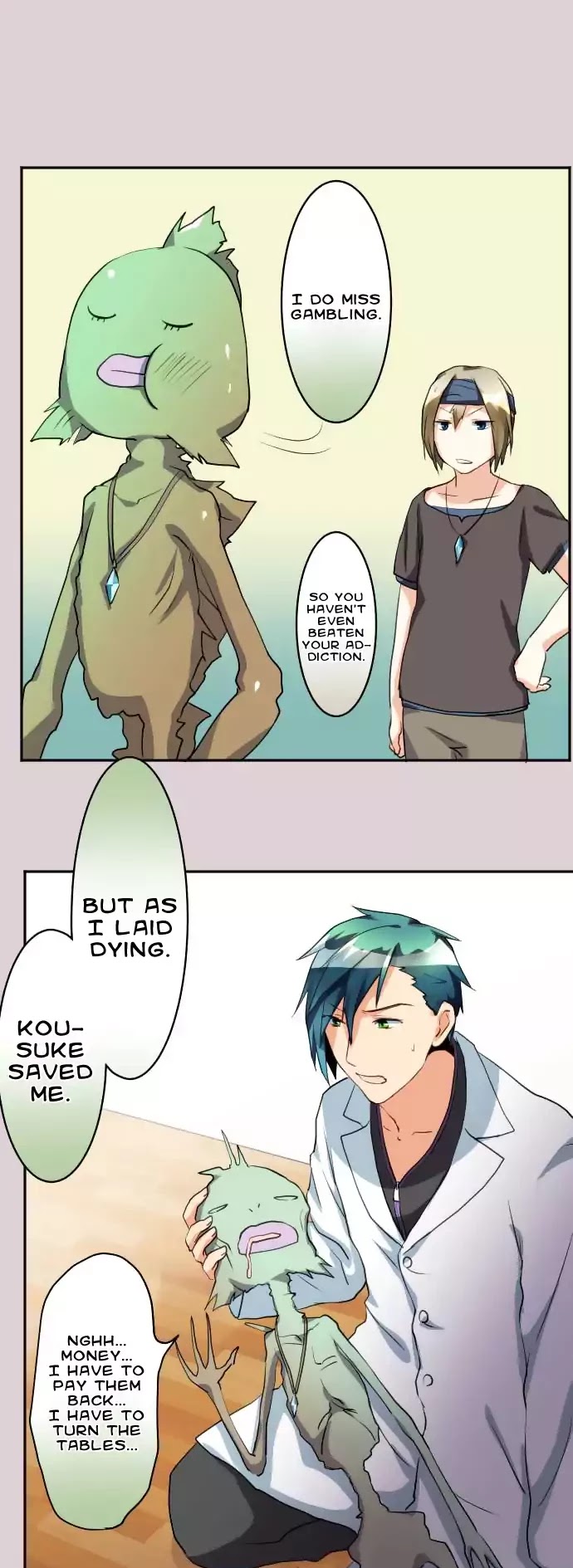 Hakase to Suraimu-chan Chapter 60 page 12 - Chapter 60: Apologies with Dad