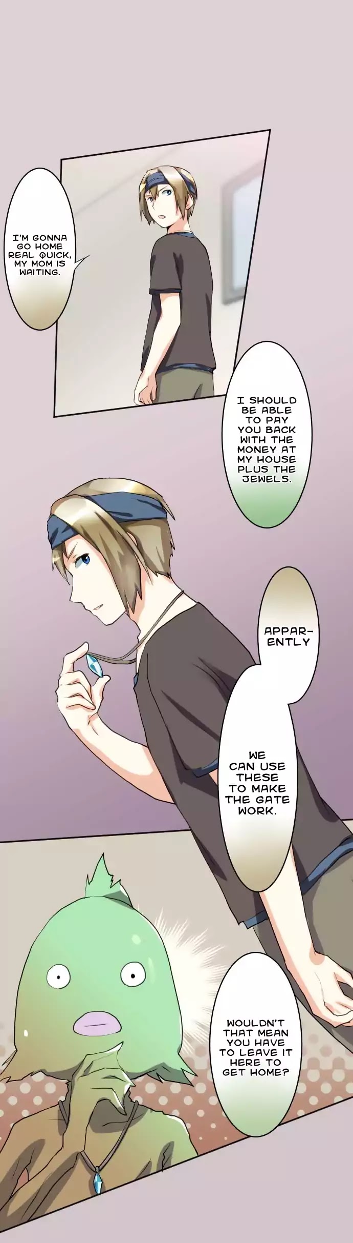 Hakase to Suraimu-chan Chapter 60 page 14 - Chapter 60: Apologies with Dad