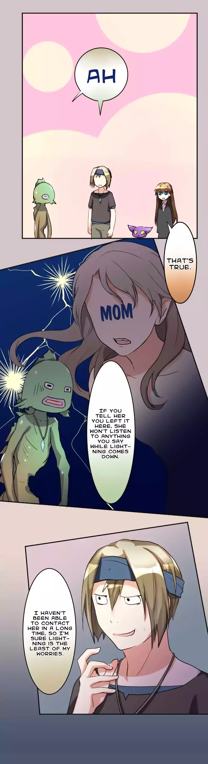 Hakase to Suraimu-chan Chapter 60 page 15 - Chapter 60: Apologies with Dad