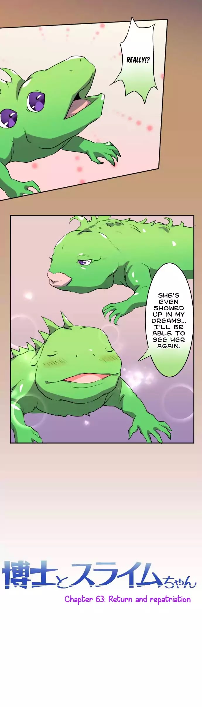 Hakase to Suraimu-chan Chapter 63 page 4 - Chapter 63: Return And Repatriation