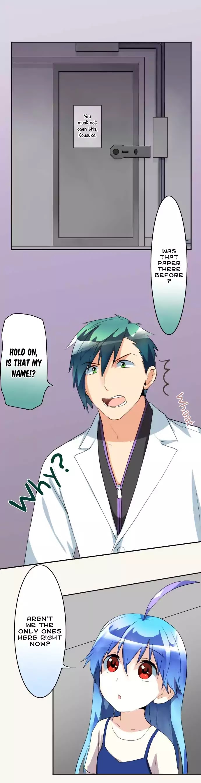 Hakase to Suraimu-chan Chapter 64 page 10 - Chapter 64: The Unopening Room