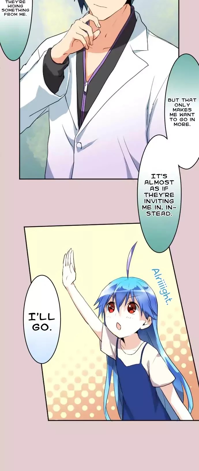 Hakase to Suraimu-chan Chapter 64 page 12 - Chapter 64: The Unopening Room