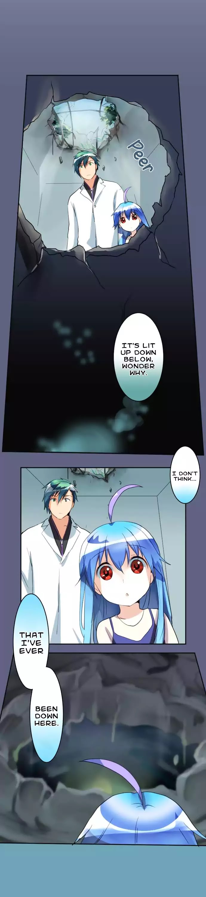 Hakase to Suraimu-chan Chapter 64 page 4 - Chapter 64: The Unopening Room