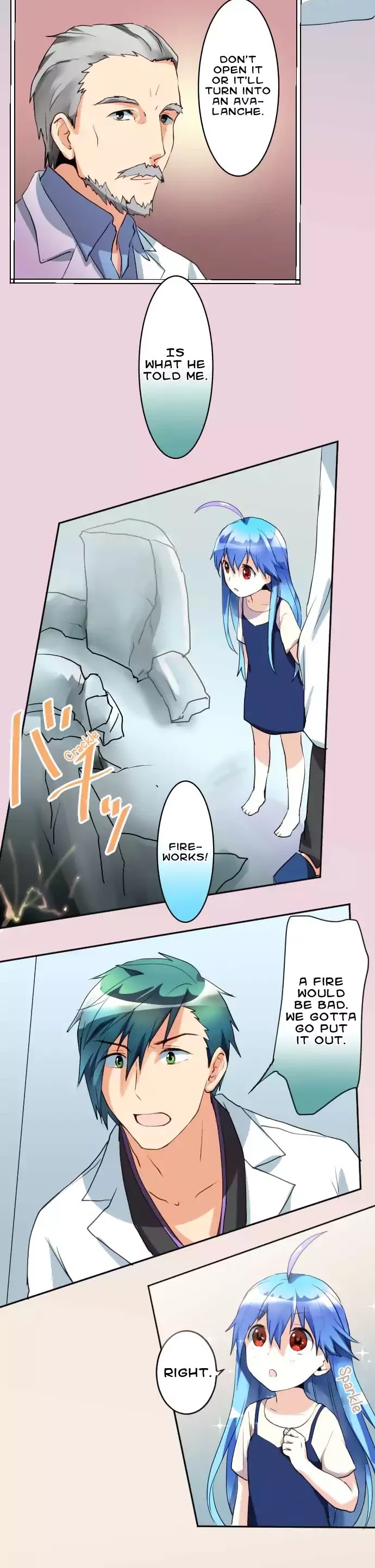 Hakase to Suraimu-chan Chapter 64 page 8 - Chapter 64: The Unopening Room