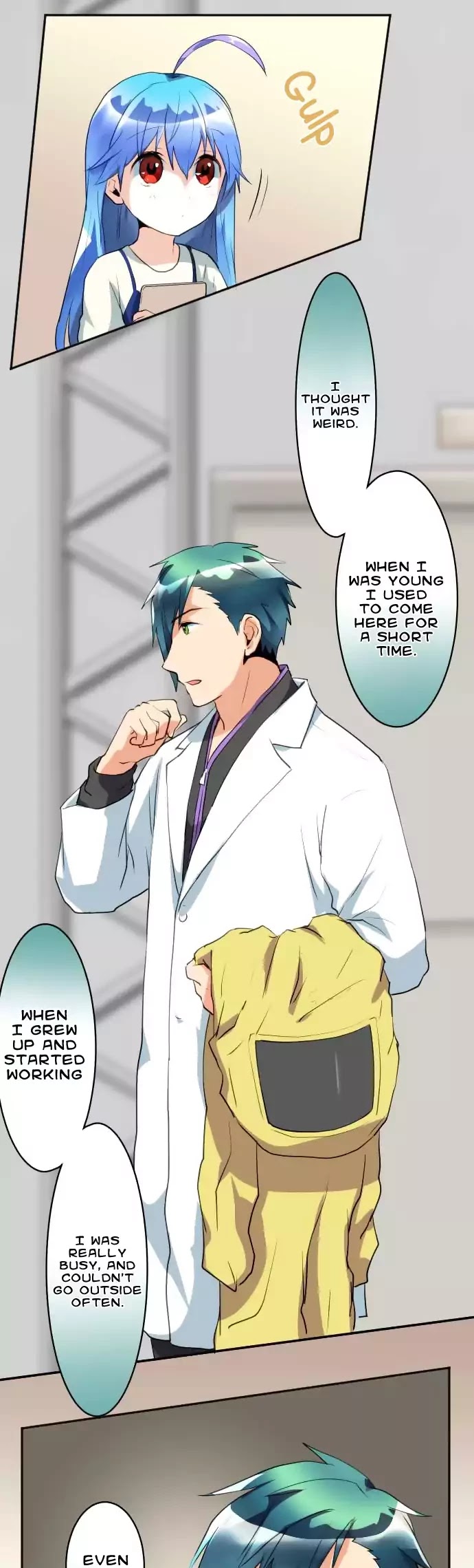 Hakase to Suraimu-chan Chapter 65 page 17 - Chapter 65: The Two Kousukes