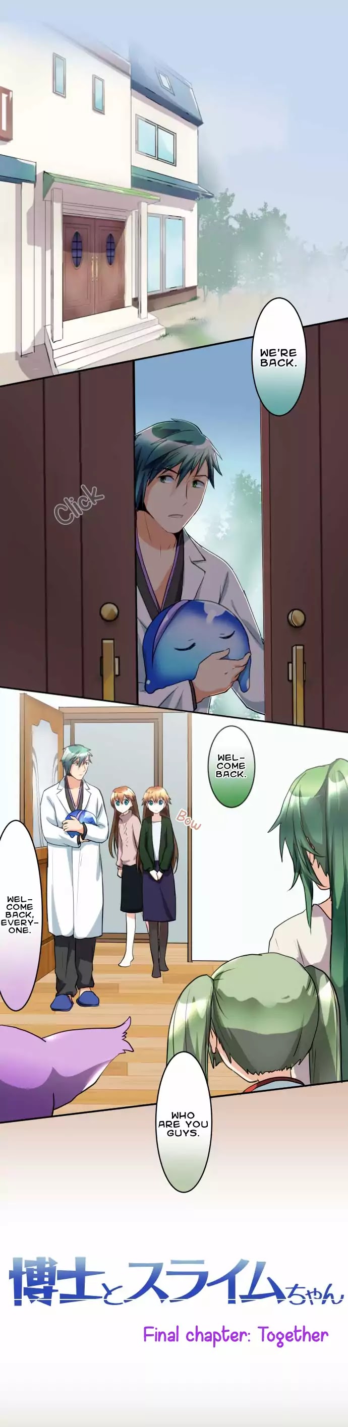 Hakase to Suraimu-chan Chapter 75 page 2 - Chapter 75: Together [END]