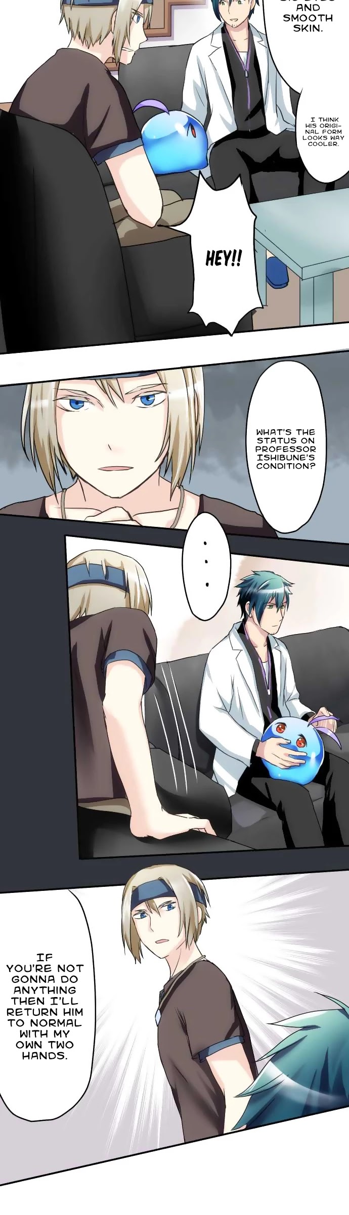 Hakase to Suraimu-chan Chapter 8 page 13 - Chapter 8: Fish à la meunière