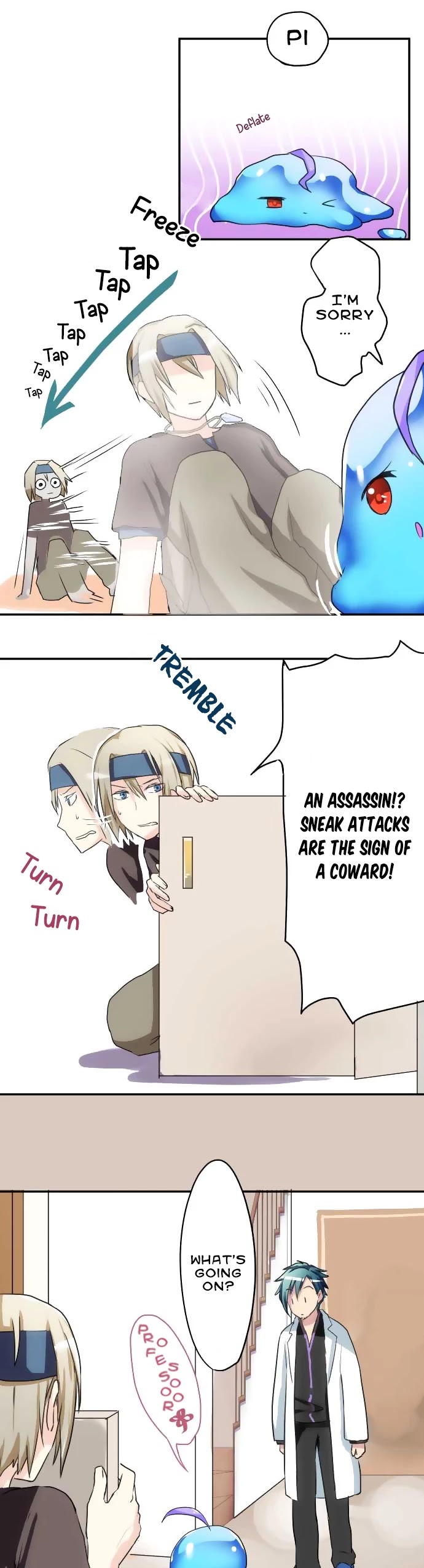 Hakase to Suraimu-chan Chapter 8 page 8 - Chapter 8: Fish à la meunière