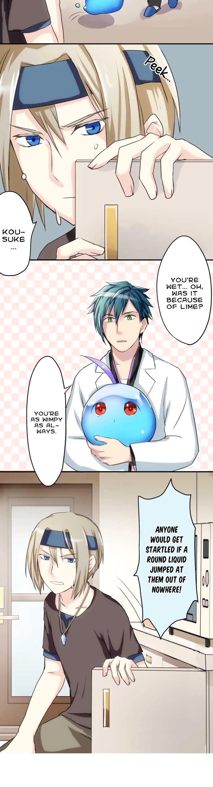 Hakase to Suraimu-chan Chapter 8 page 9 - Chapter 8: Fish à la meunière