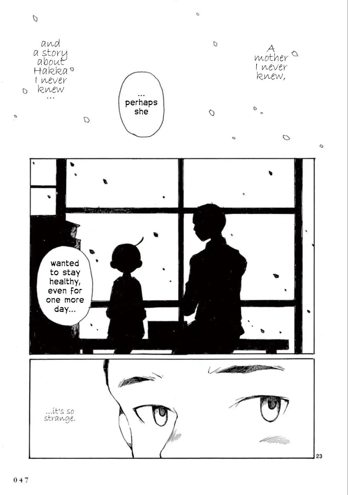 Hakka Shoujo Chapter 13 page 18 - Chapter 13: On the Day with Falling Petals