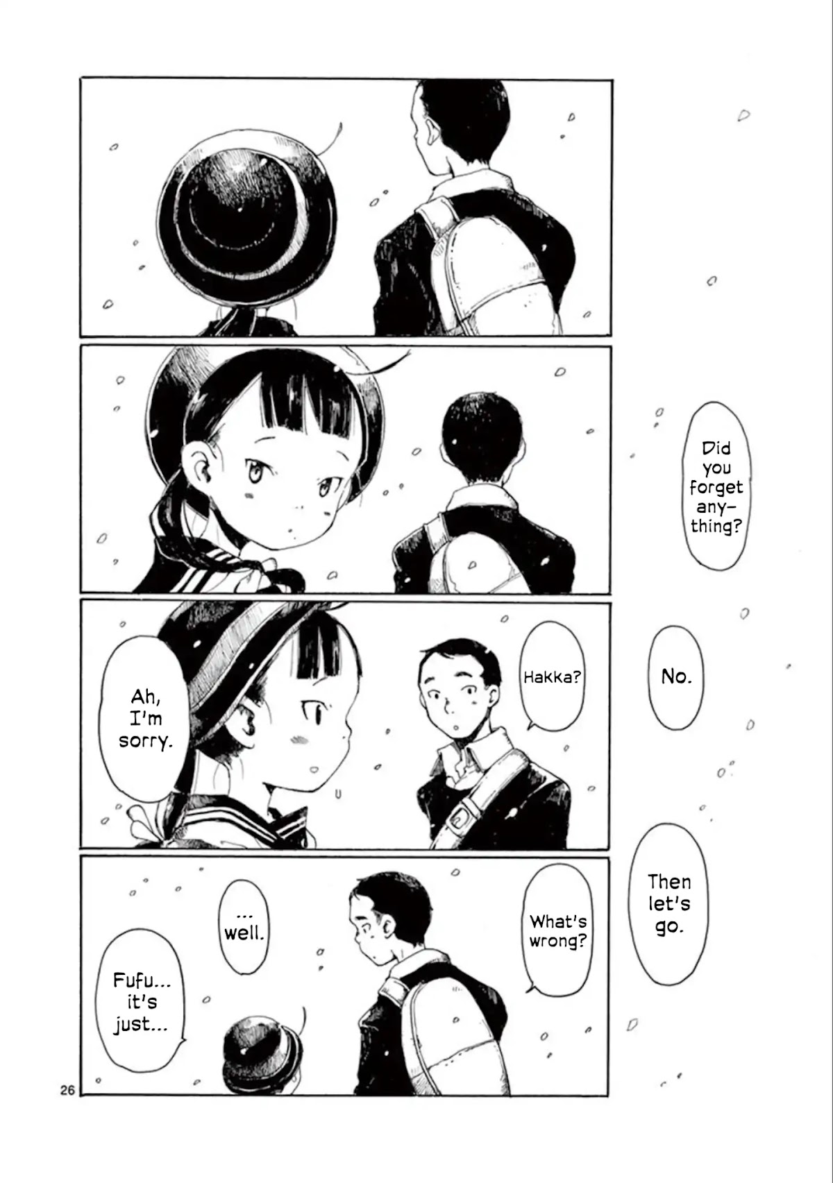 Hakka Shoujo Chapter 13 page 21 - Chapter 13: On the Day with Falling Petals