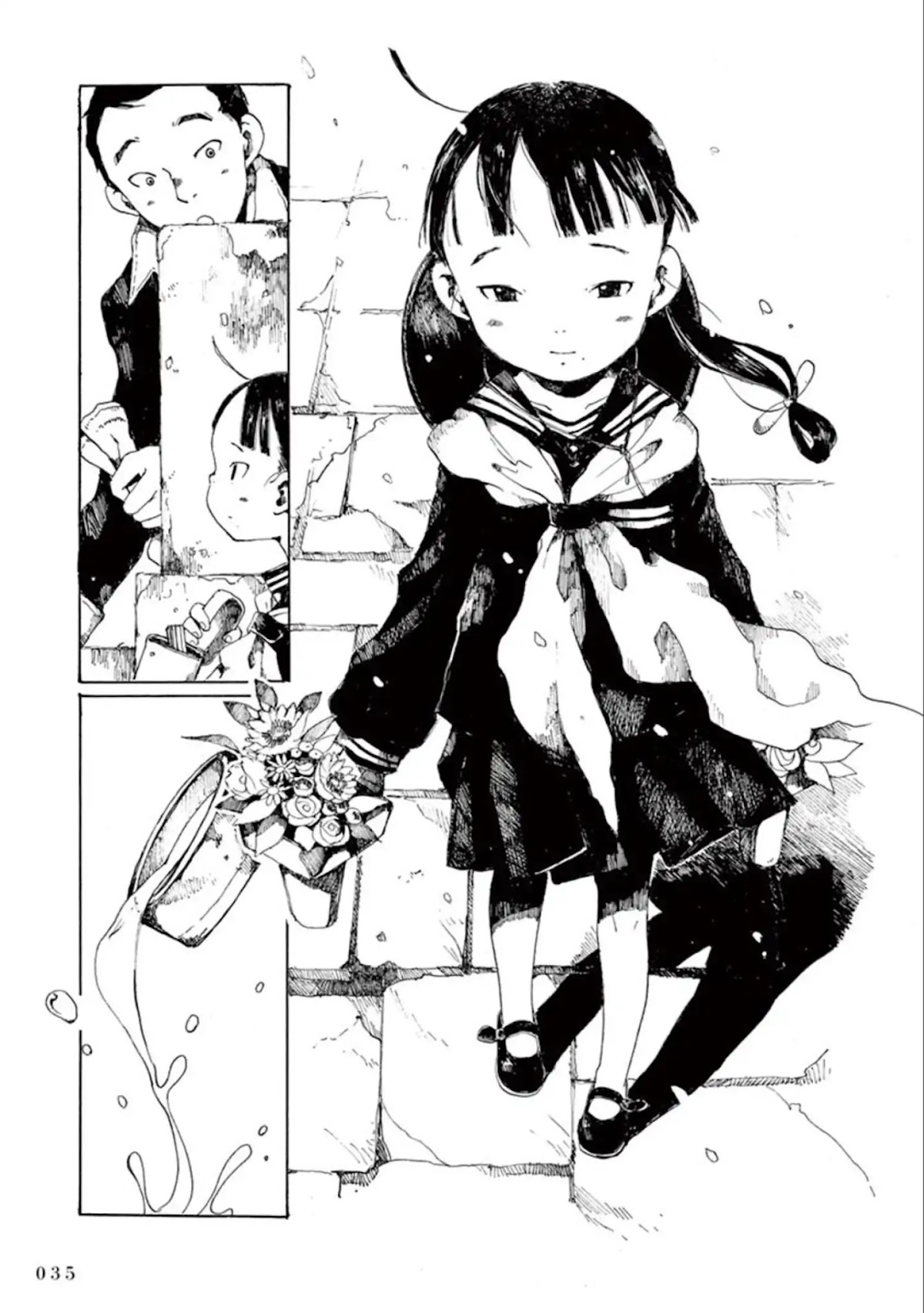 Hakka Shoujo Chapter 13 page 6 - Chapter 13: On the Day with Falling Petals
