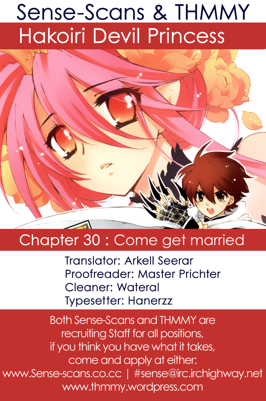 Hakoiri Devil Princess Chapter 30.2 page 1 - Chapter 30 v2 : Come Get Married