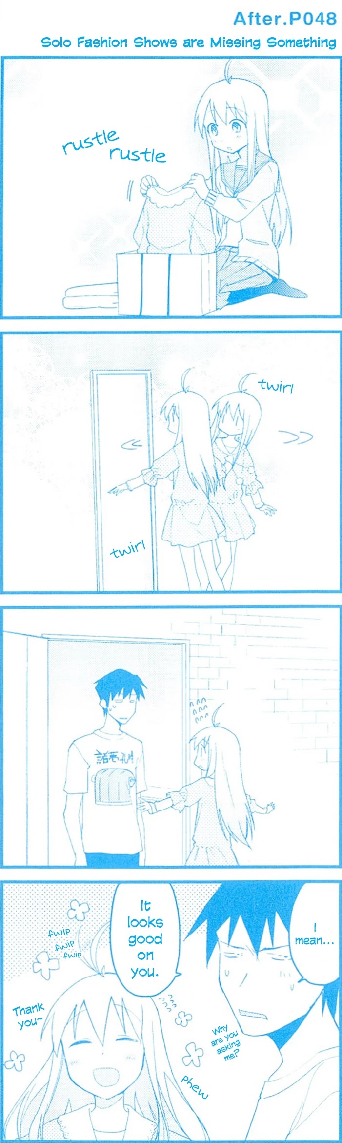 Hakoiri Drops Chapter 19.5 page 1 - Chapter 19.5: Solo Fashion Shows are Missing Something