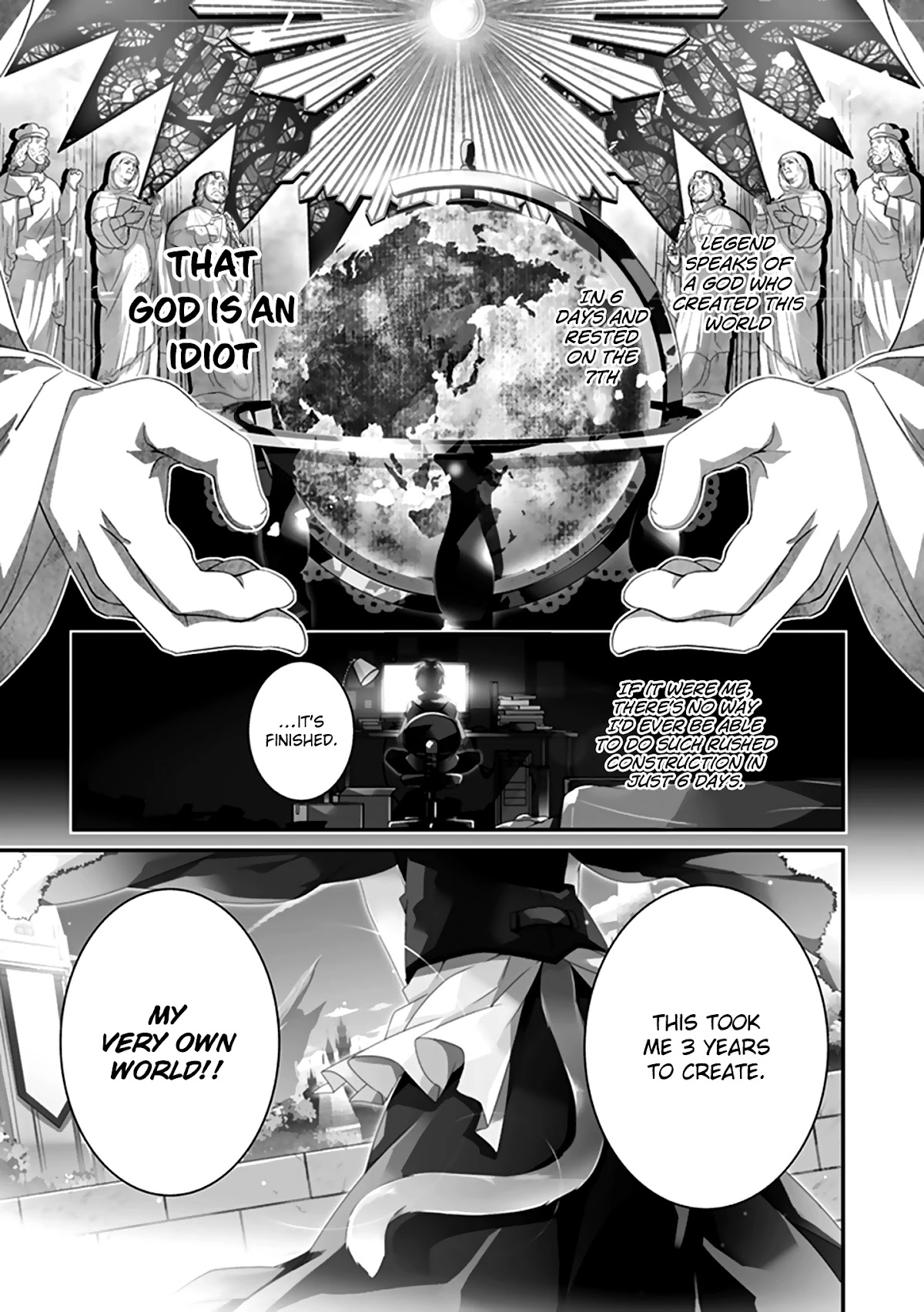Hakoniwa Oukoku no Souzoushu-sama Chapter 1 page 4 - Chapter 1: Creator