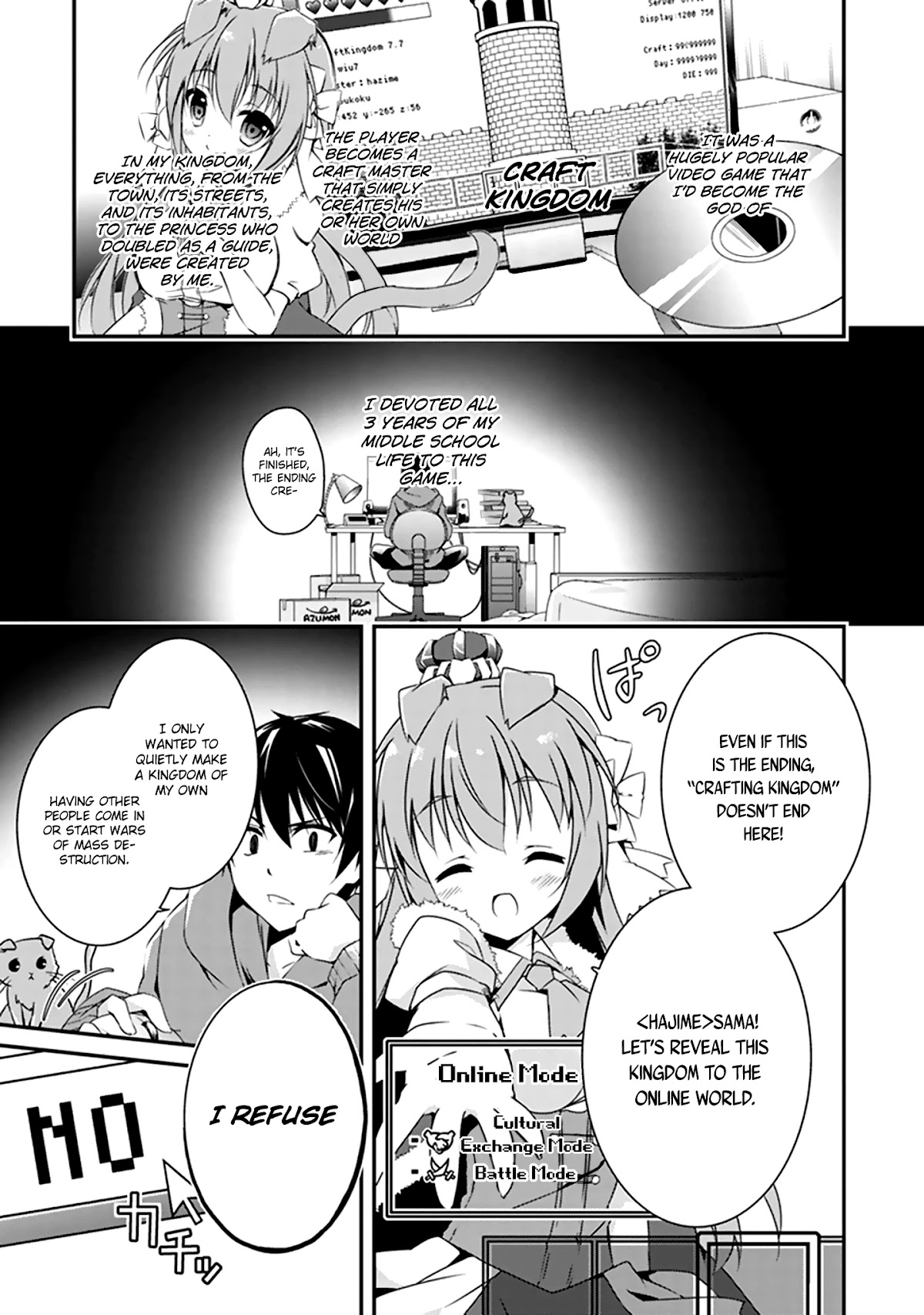 Hakoniwa Oukoku no Souzoushu-sama Chapter 1 page 9 - Chapter 1: Creator