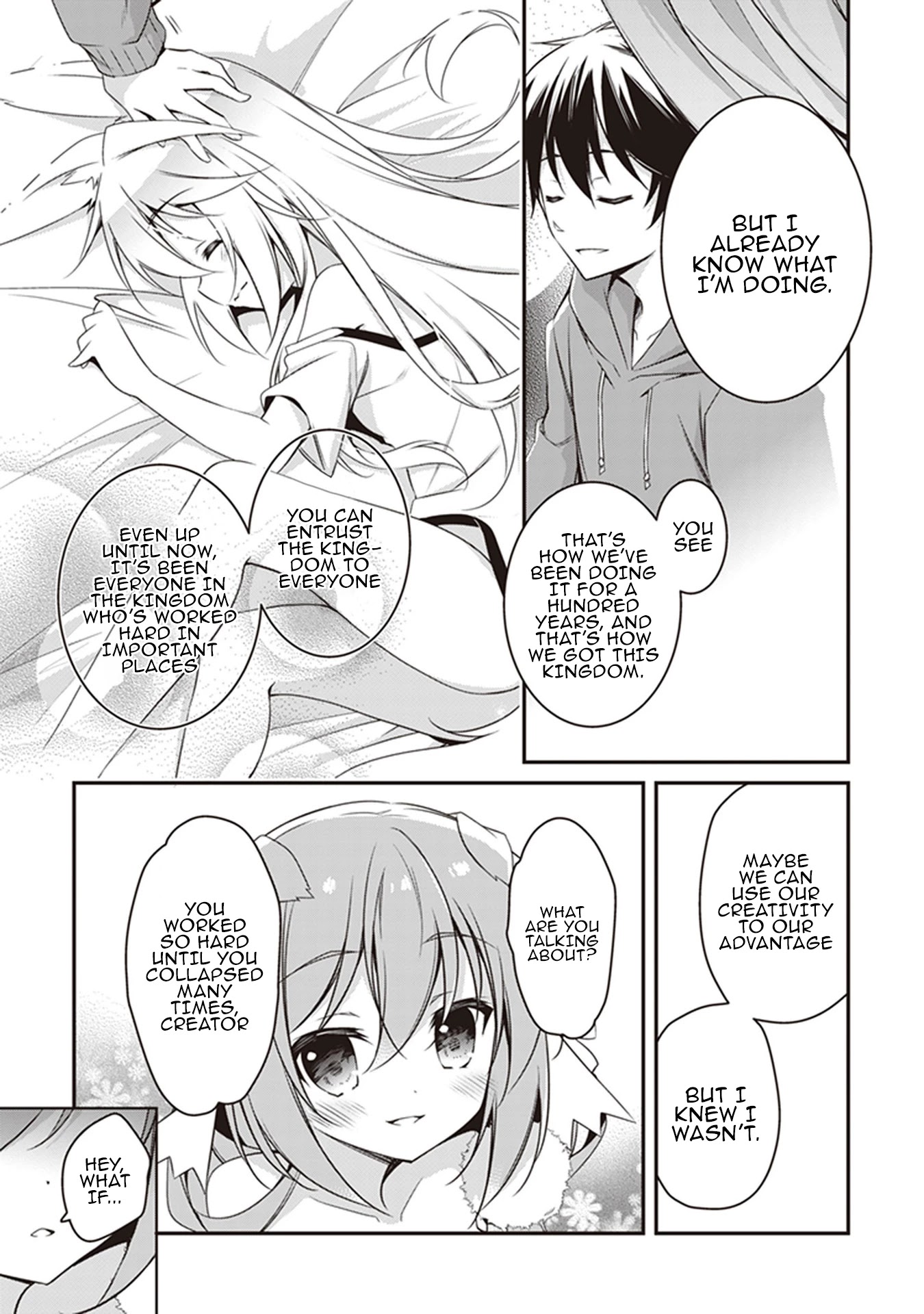 Hakoniwa Oukoku no Souzoushu-sama Chapter 27 page 12 - Chapter 27: Selection