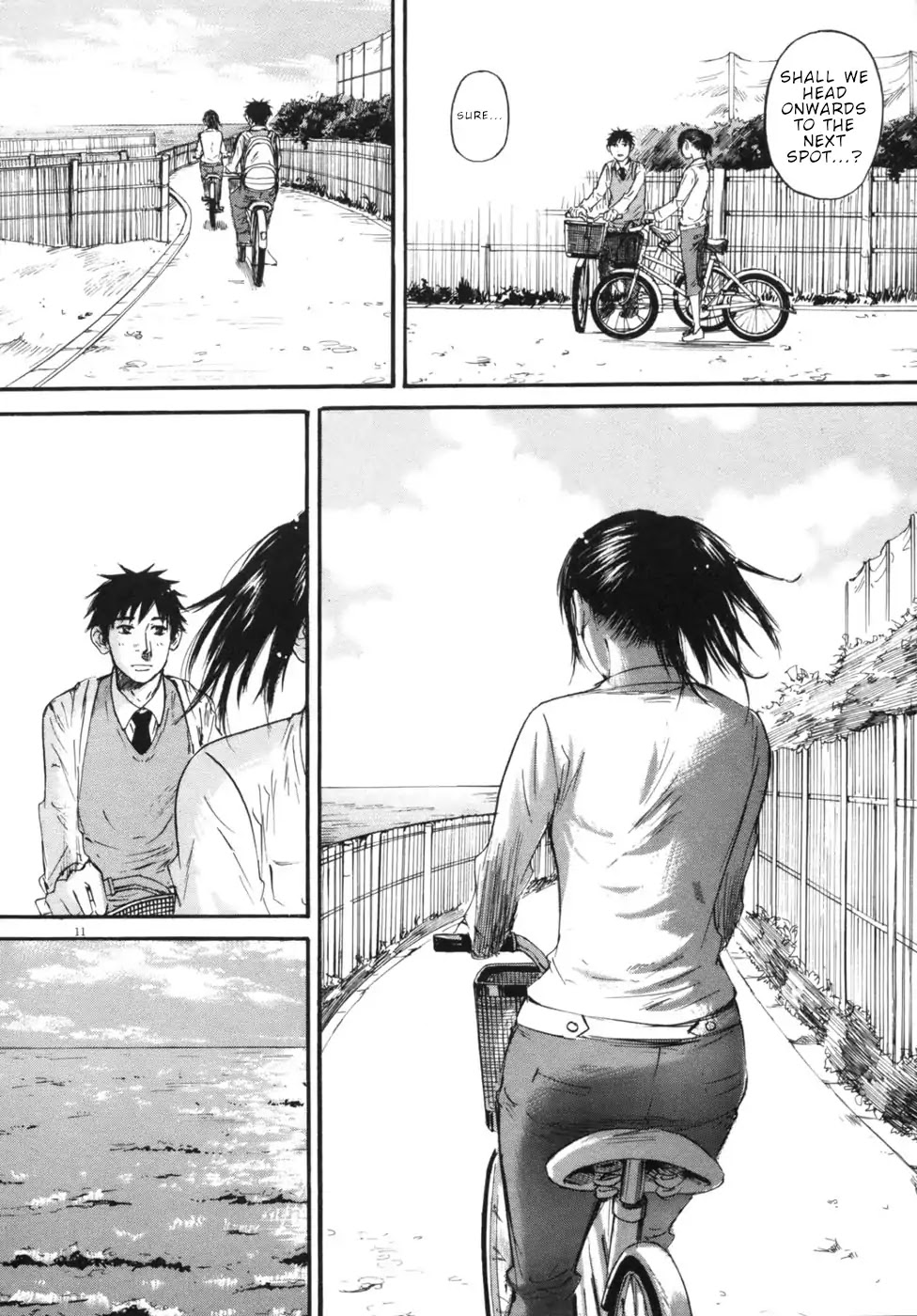 Hakuba no Oujisama Chapter 44 page 10 - Chapter 44: At the Seashore That Day