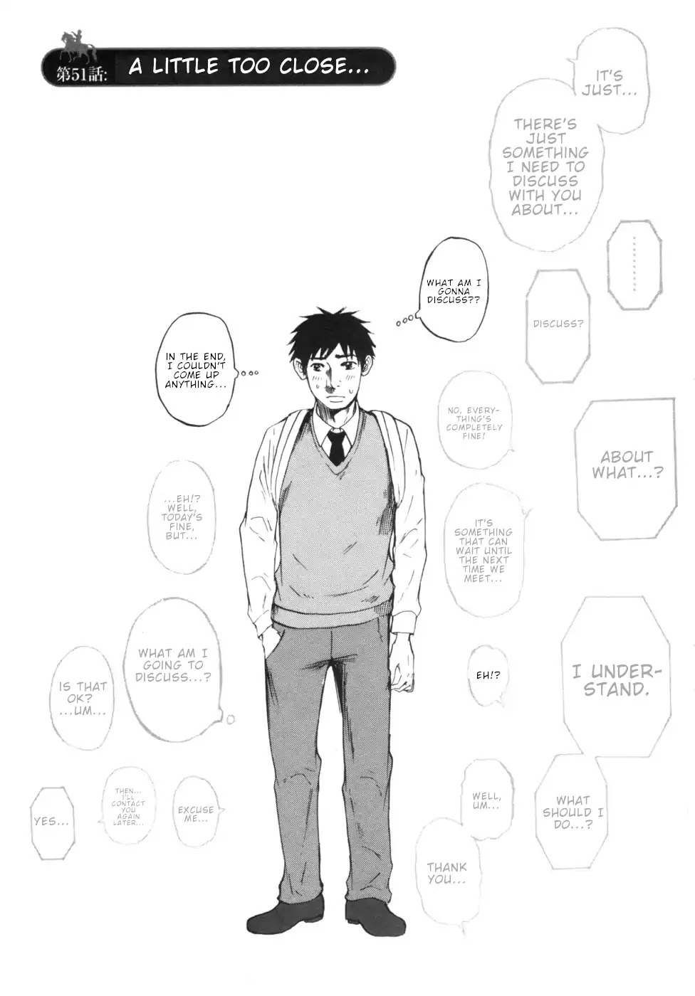 Hakuba no Oujisama Chapter 51 page 1 - Chapter 51: A Little Too Close...