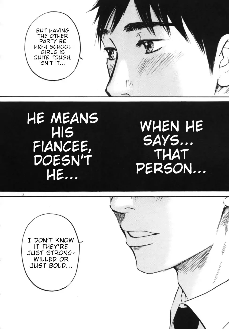 Hakuba no Oujisama Chapter 52 page 14 - Chapter 52: Opening Up at the Bar