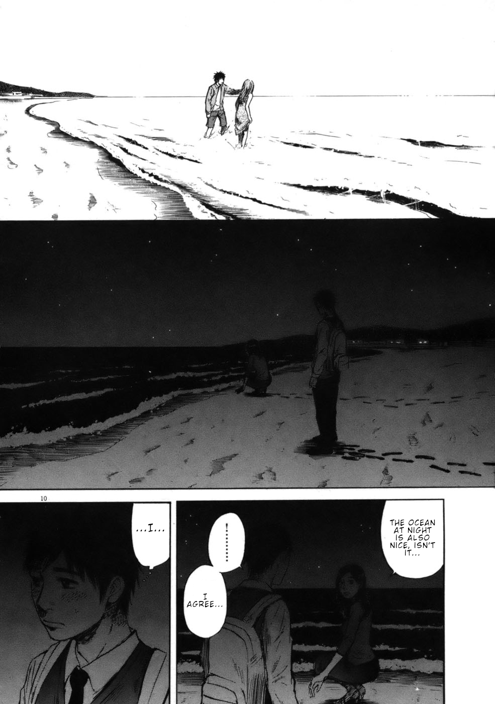 Hakuba no Oujisama Chapter 55 page 10 - Chapter 55: Again on the Beach in the Dark...