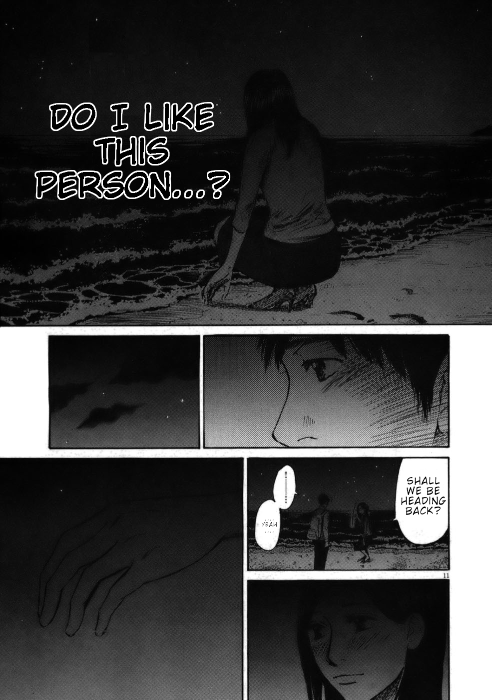 Hakuba no Oujisama Chapter 55 page 11 - Chapter 55: Again on the Beach in the Dark...