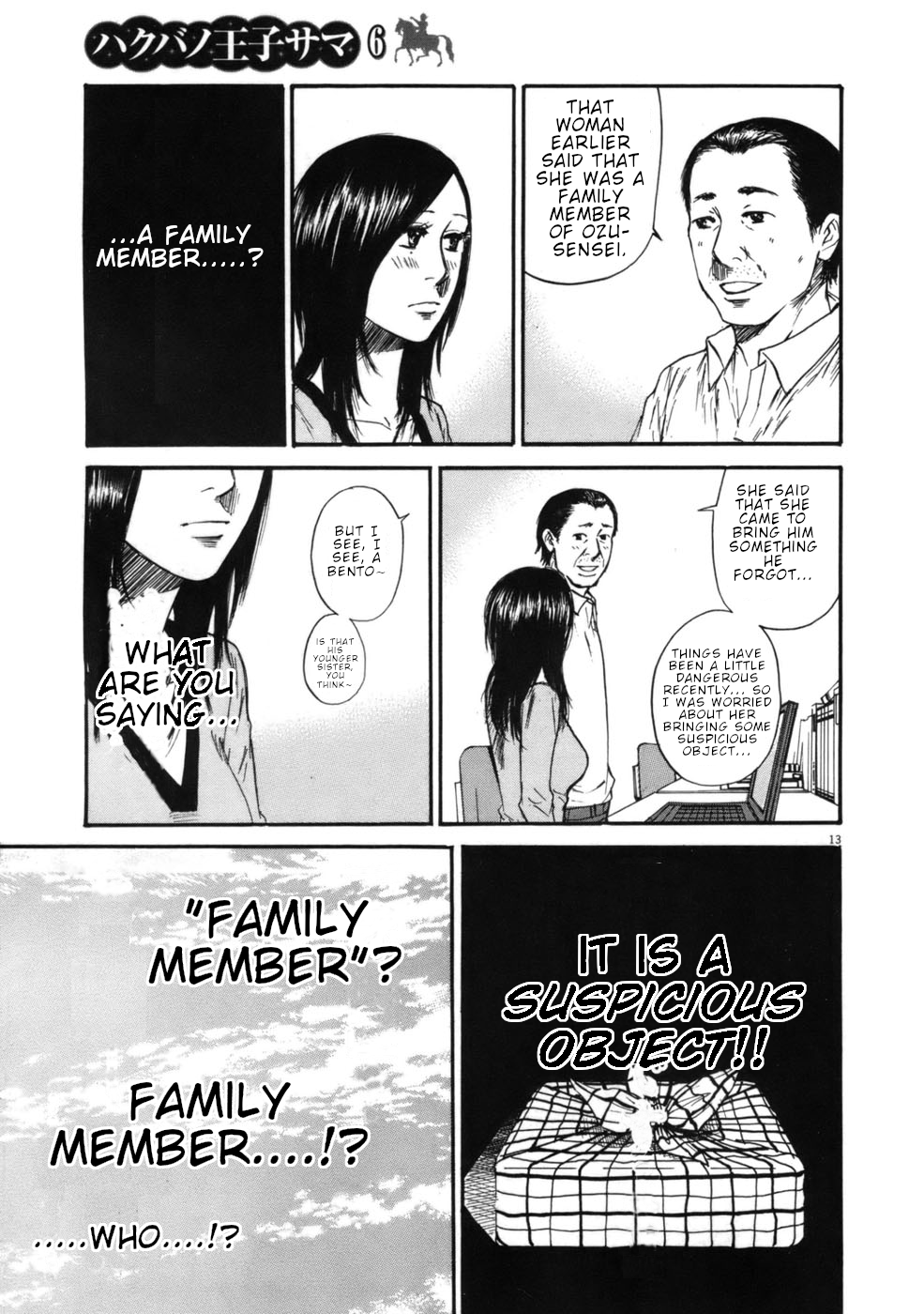 Hakuba no Oujisama Chapter 60 page 13 - Chapter 60: Confidently There