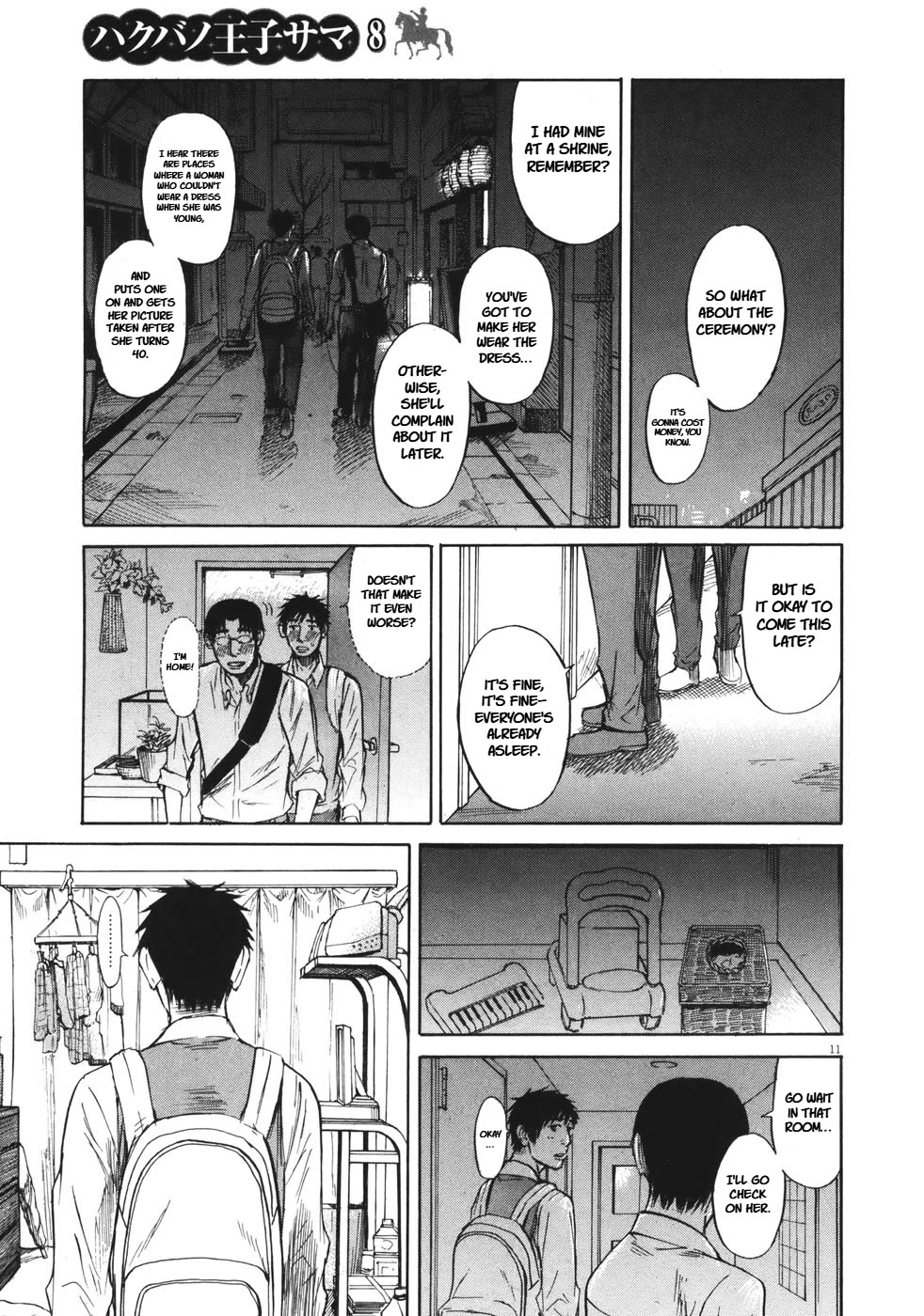 Hakuba no Oujisama Chapter 81 page 12 - Chapter 81: Do You Love Me?