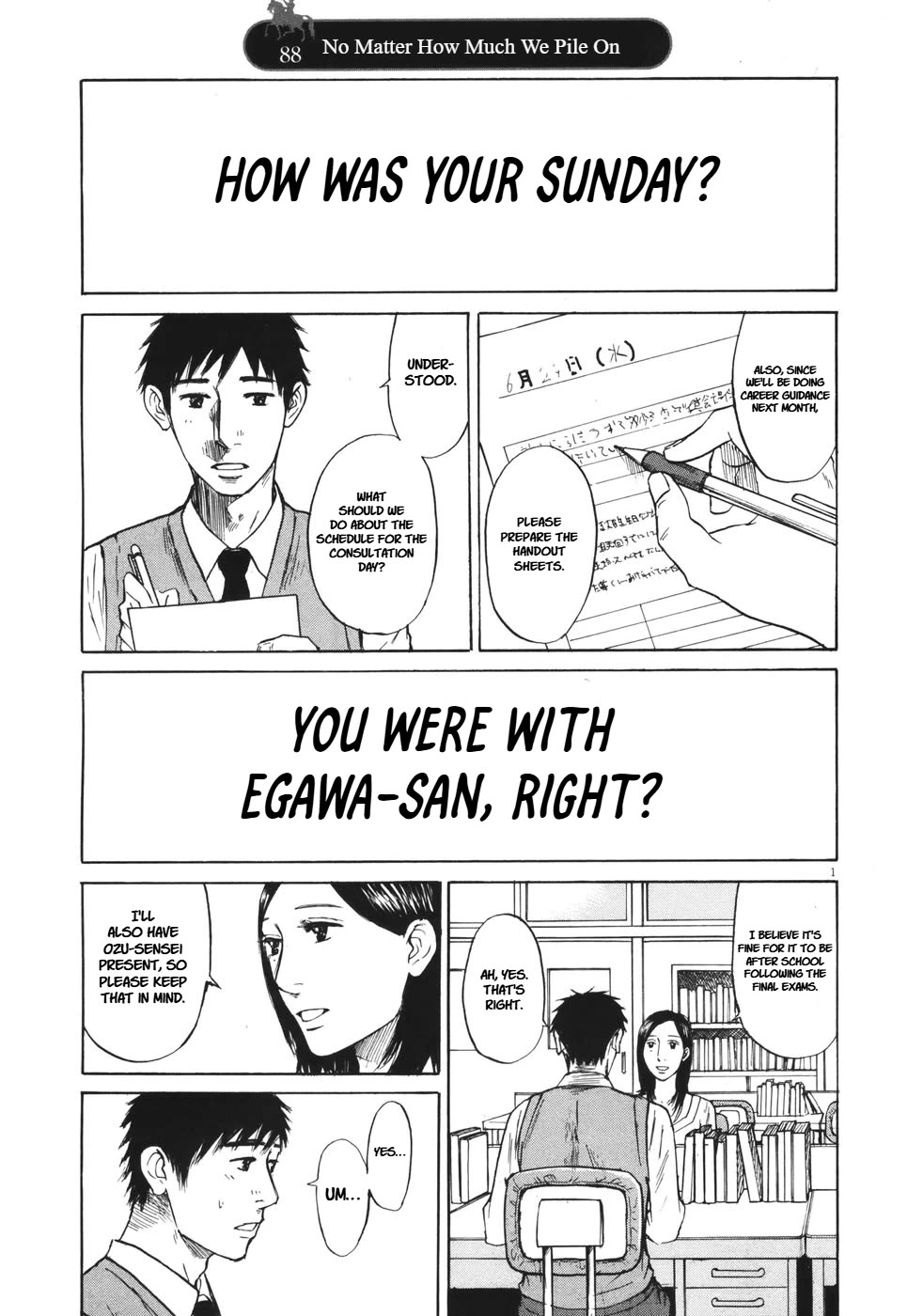 Hakuba no Oujisama Chapter 88 page 1 - Chapter 88: No Matter How Much We Pile On