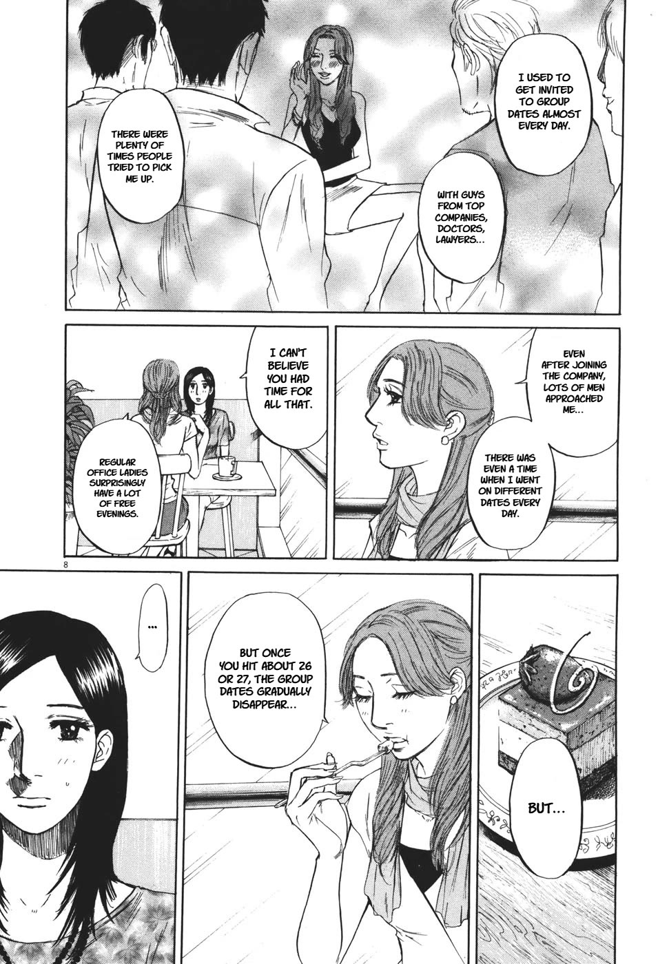Hakuba no Oujisama Chapter 94 page 8 - Chapter 94: A Woman's Prime